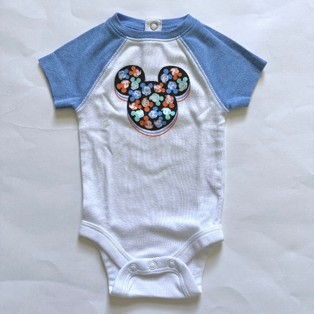 Baby Boy Onesie Disney Mickey Mouse Size 3M Rare Mickey Sushi